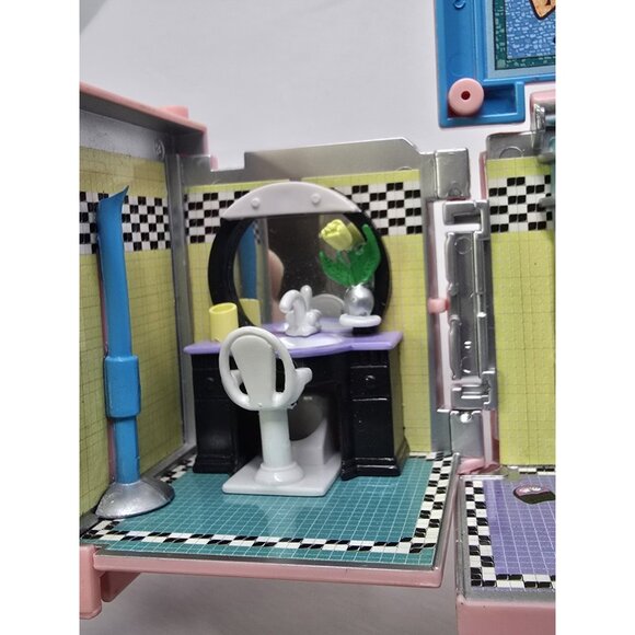 1999 Polly Pocket Dream Builders Deluxe Mansion Bathroom And Master Bedroom-READ - Picture 8 of 16